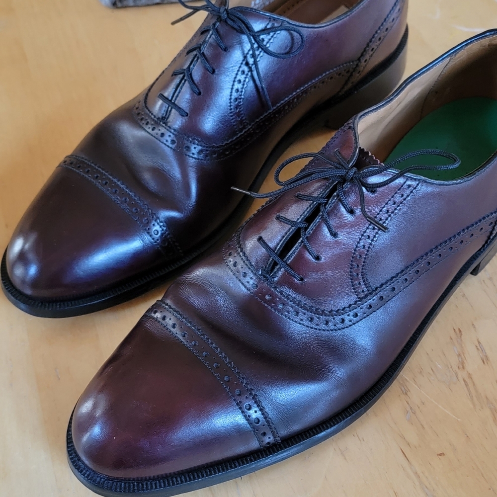 FLORSHEIM IMPERIAL cap toe leather shoe mens size 13D